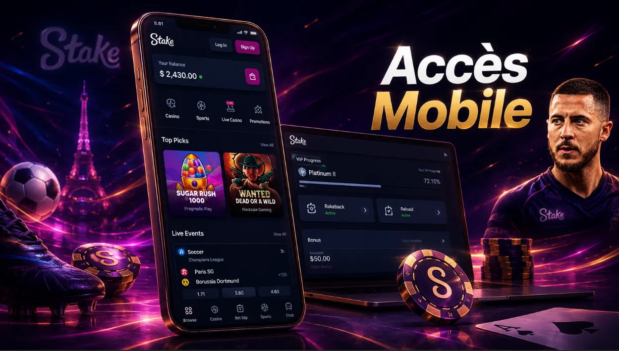 Application et accès mobile