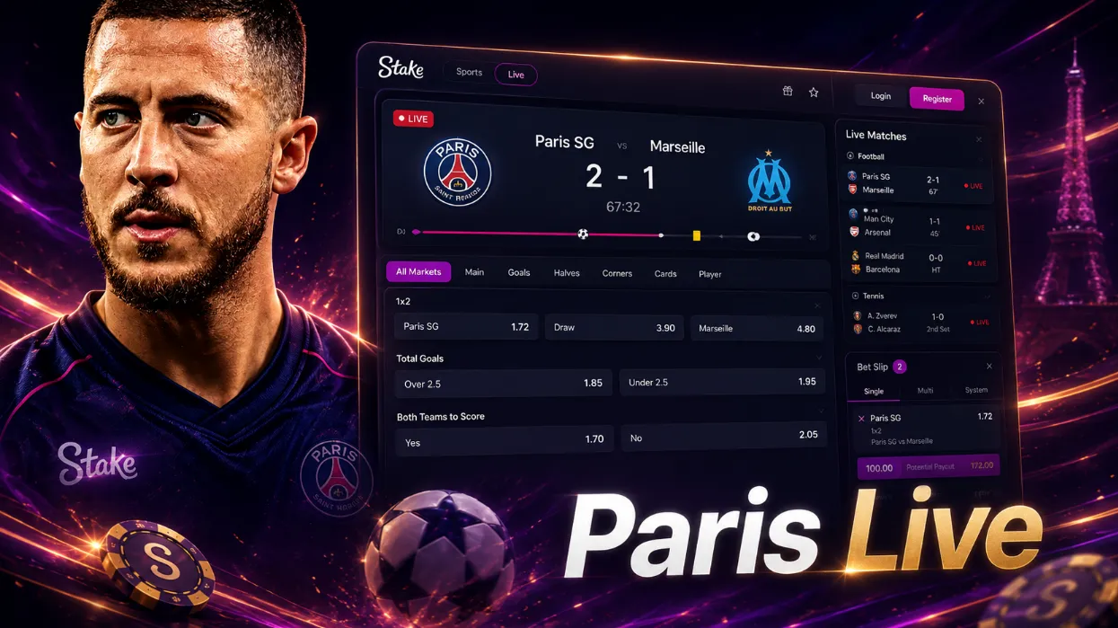 Paris football et live betting
