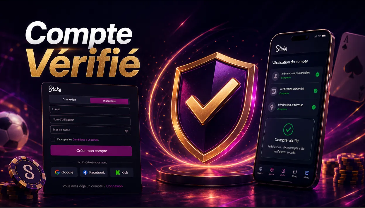 Inscription et vérification du compte